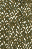Yumi Green Spot Wrap Midi Tea Dress