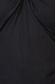 Yumi Black Bardot Long Sleeve Jersey Top