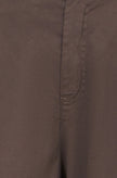Yumi Brown Cotton Canvas Chino Trousers