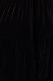 Yumi Black Velvet Halter Maxi Dress With Belt