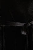 Yumi Black One Shoulder Velvet Jumpsuit