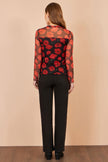 Top a rete Yumi Black Poppy