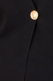 Yumi Black Knitted Viscose Kimono Cardigan With Buttons