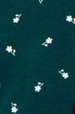 Yumi Green Daisy Embroidered Relaxed Jumper