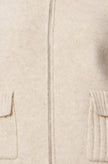 Gilet zippé en avoine Yumi