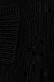 Jupe midi en maille noire avec poches Yumi