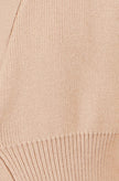 Yumi Beige Knitted Button Cardigan