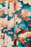 Bomber jacket tissé à fleurs multicolores Yumi