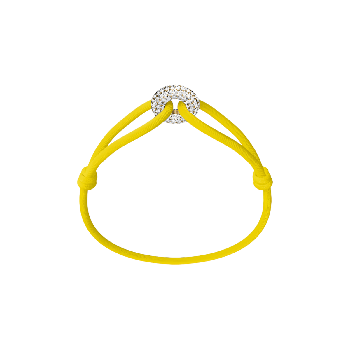 Golden Soho Pavé Cord Bracelet
