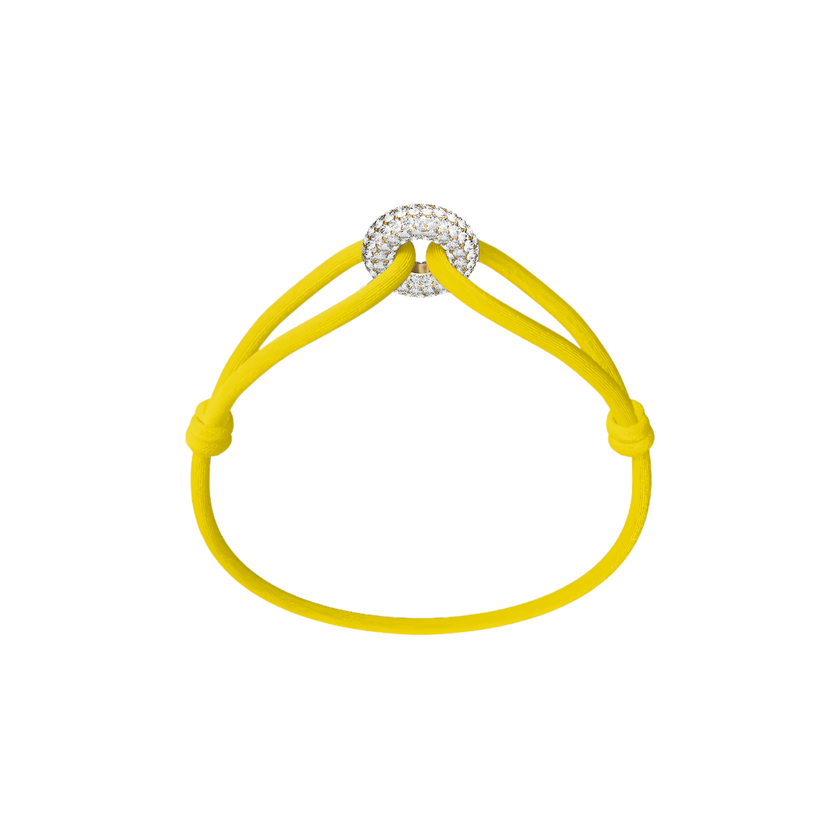Golden Soho Pavé Cord Bracelet