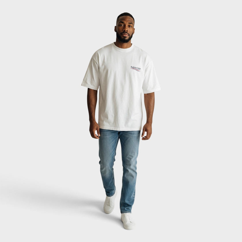 Logo Political Campaign T-Shirt White