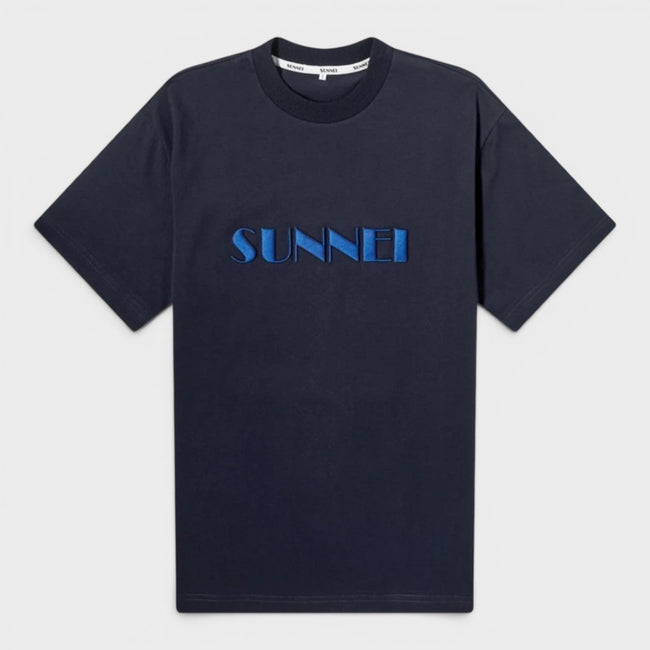 Classic T-Shirt Big Logo Blue