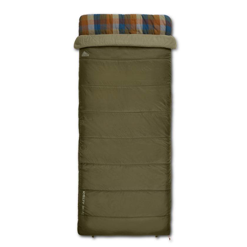 Kelty Wayback 20°F (-7°C) Synthetic Sleeping Bag - One Size - Burnt Olive