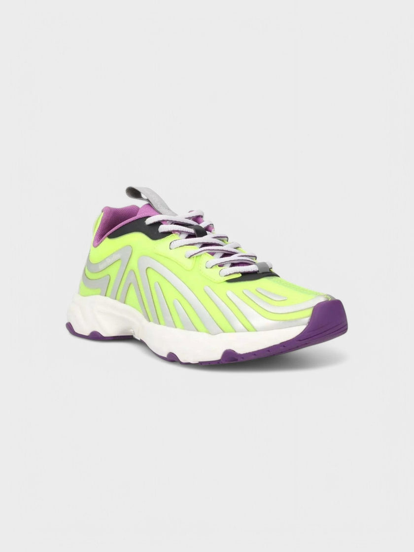 Acne Studios Buzz Neon Trainers Contrast Yellow Sneaker