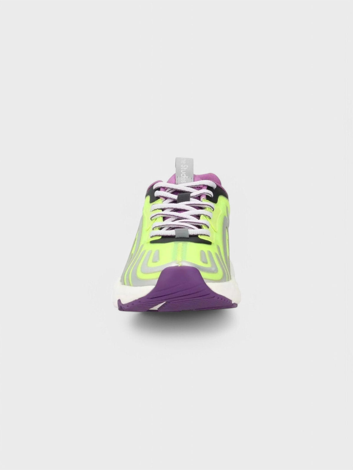 Acne Studios Buzz Neon Trainers Contrast Yellow Sneaker