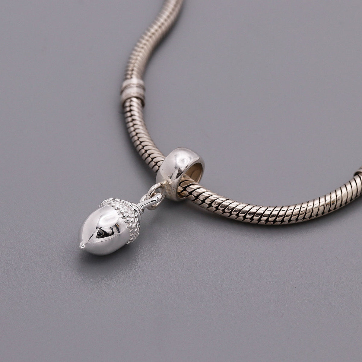 Sterling Silver Acorn Charm