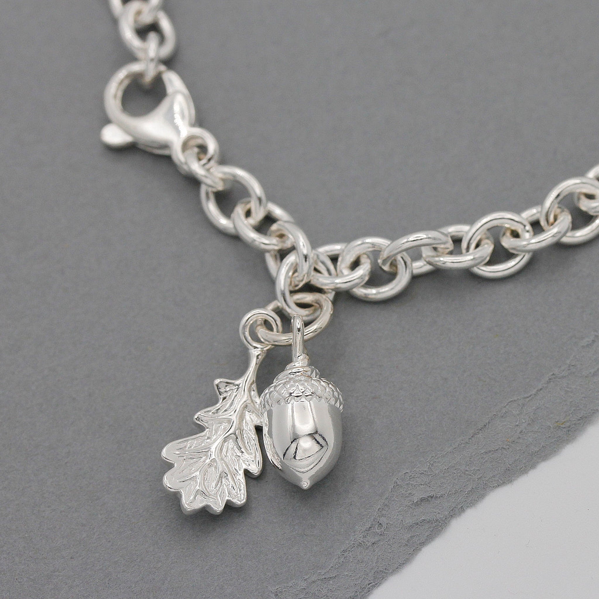 Tiny Beginnings Christening Silver Charm Bracelet