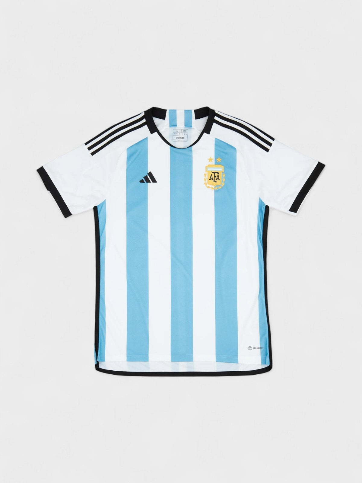 Argentina Home Jersey White Blue