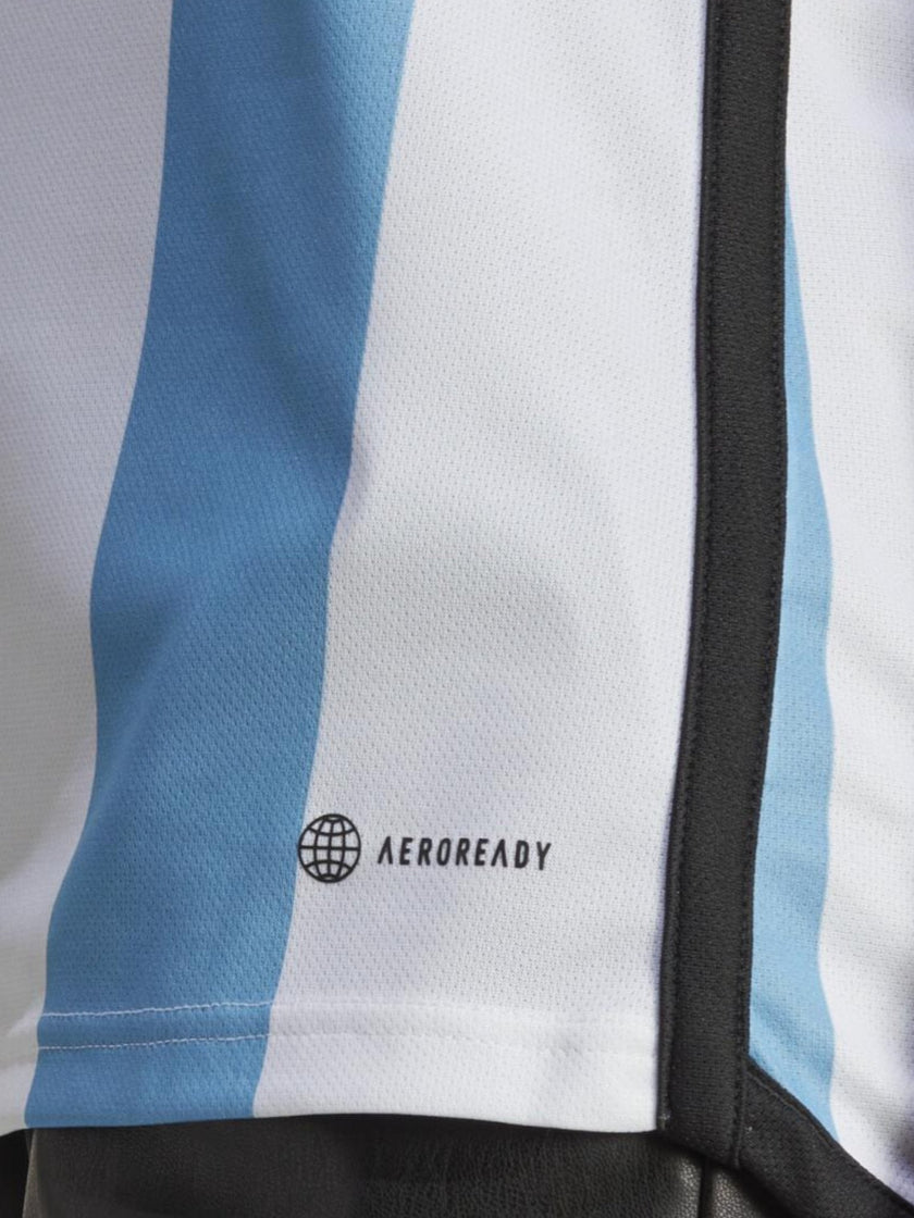 Argentina Home Jersey White Blue