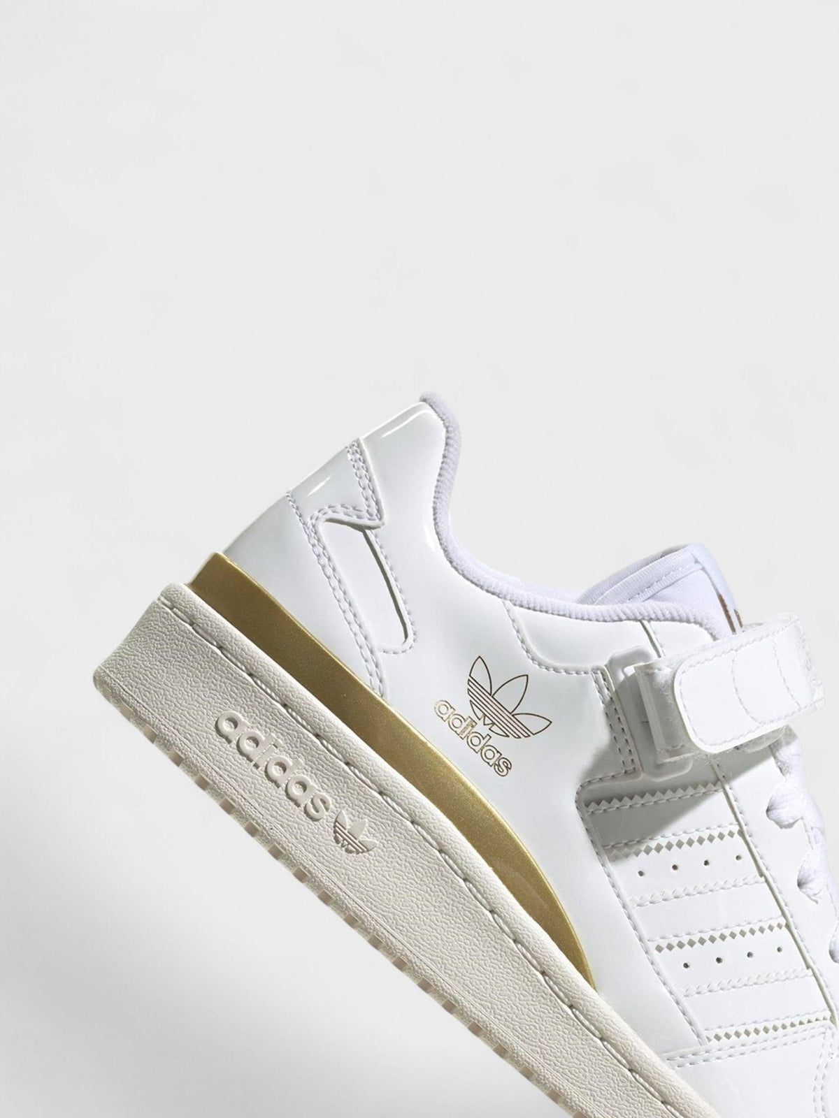 Forum Low White Matte Gold