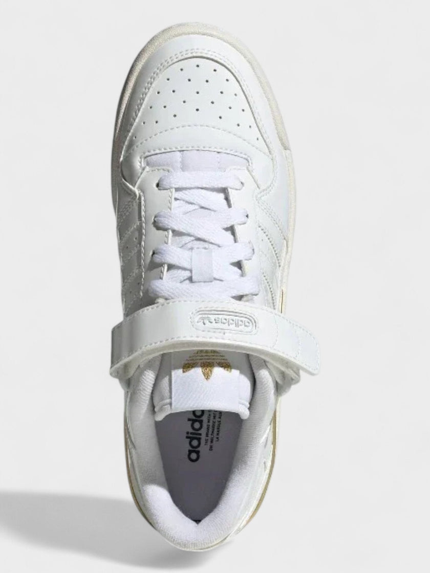 Forum Low White Matte Gold