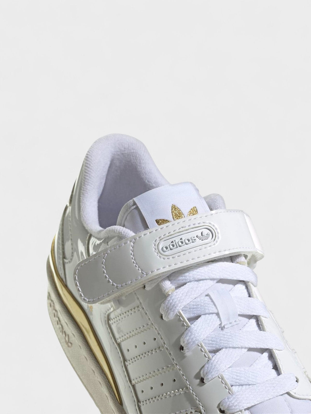 Forum Low White Matte Gold