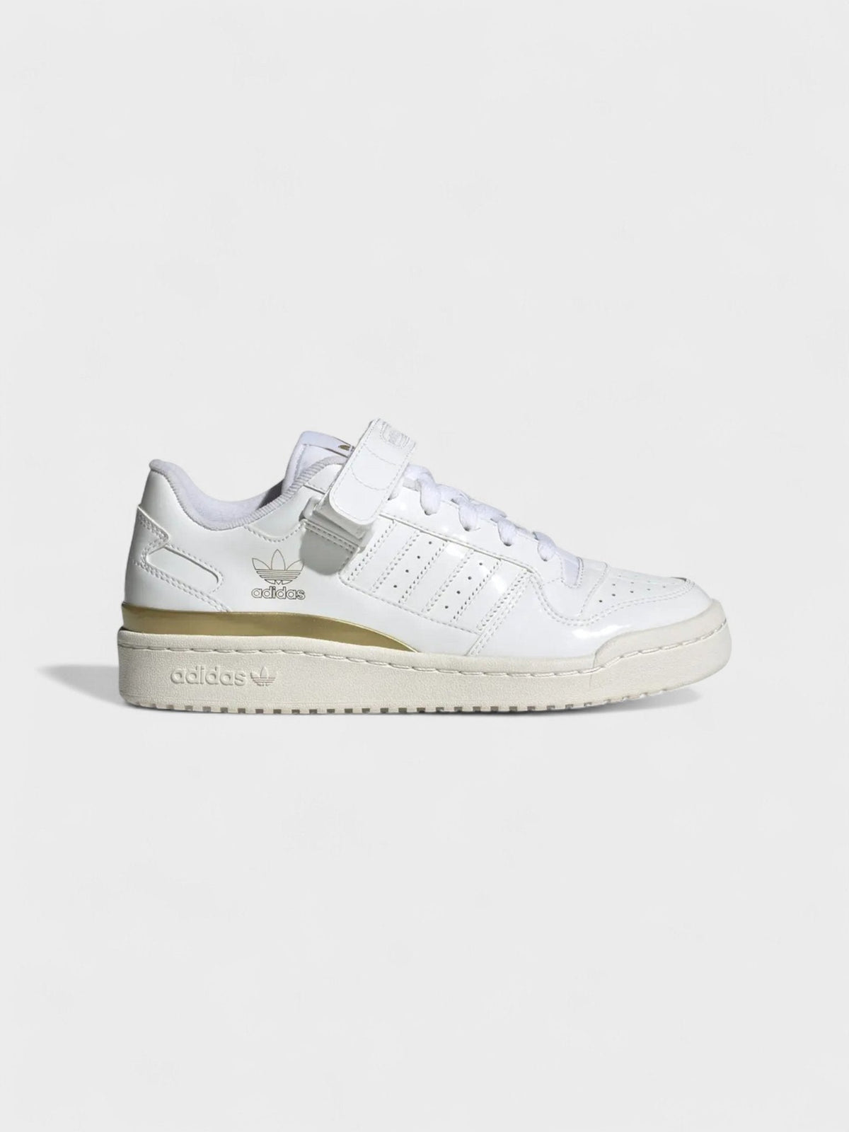 Forum Low White Matte Gold