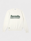 Lacoste Round Neck Sweater White Green