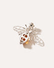 Amber Bee Brooch