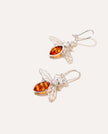 Amber Bee Earrings