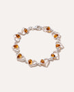 Amber Heart Bracelet