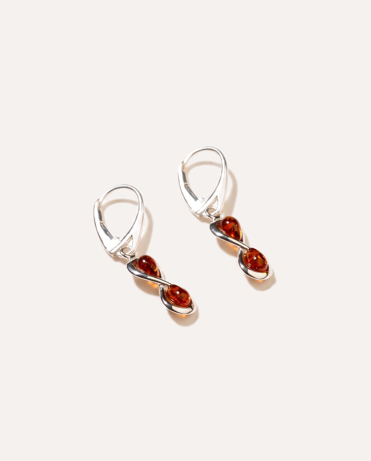 Orecchini a goccia Amber Infinity