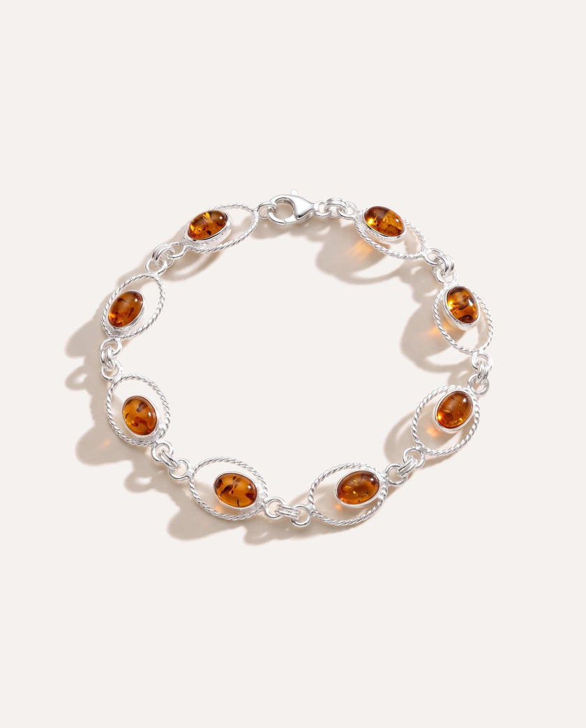 Pulsera de eslabones Amber Quintessence