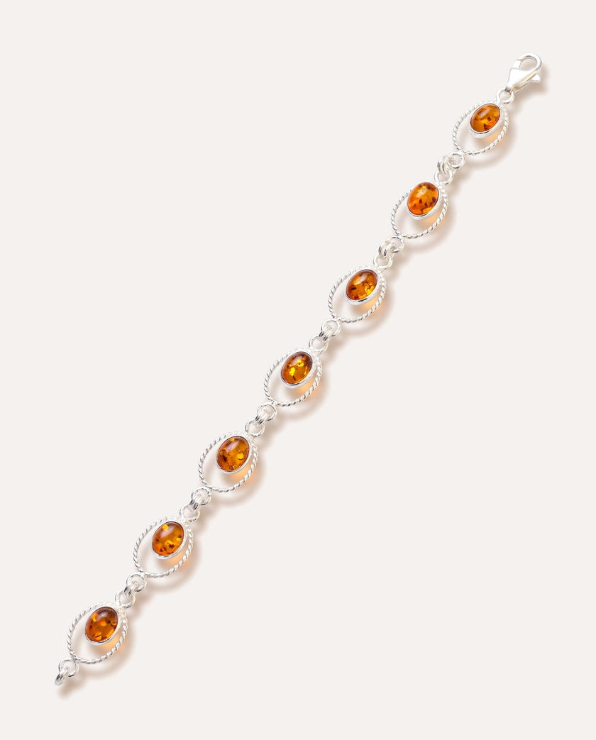 Pulsera de eslabones Amber Quintessence