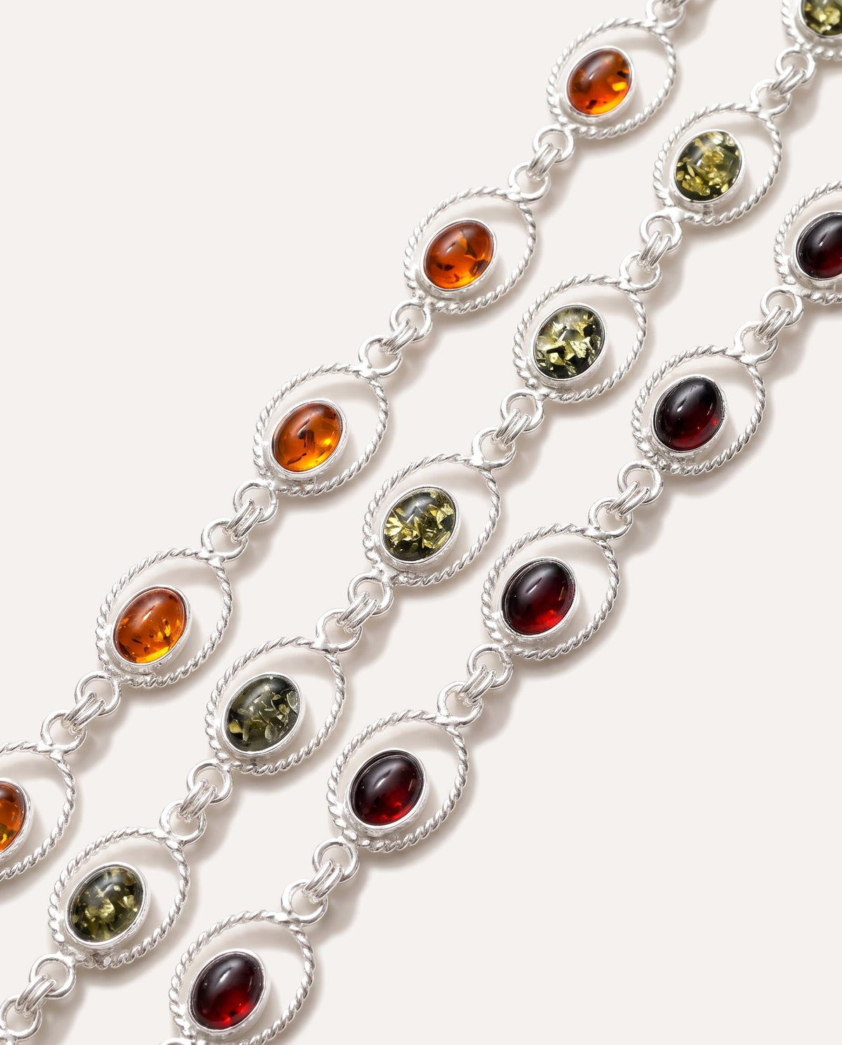 Pulsera de eslabones Amber Quintessence