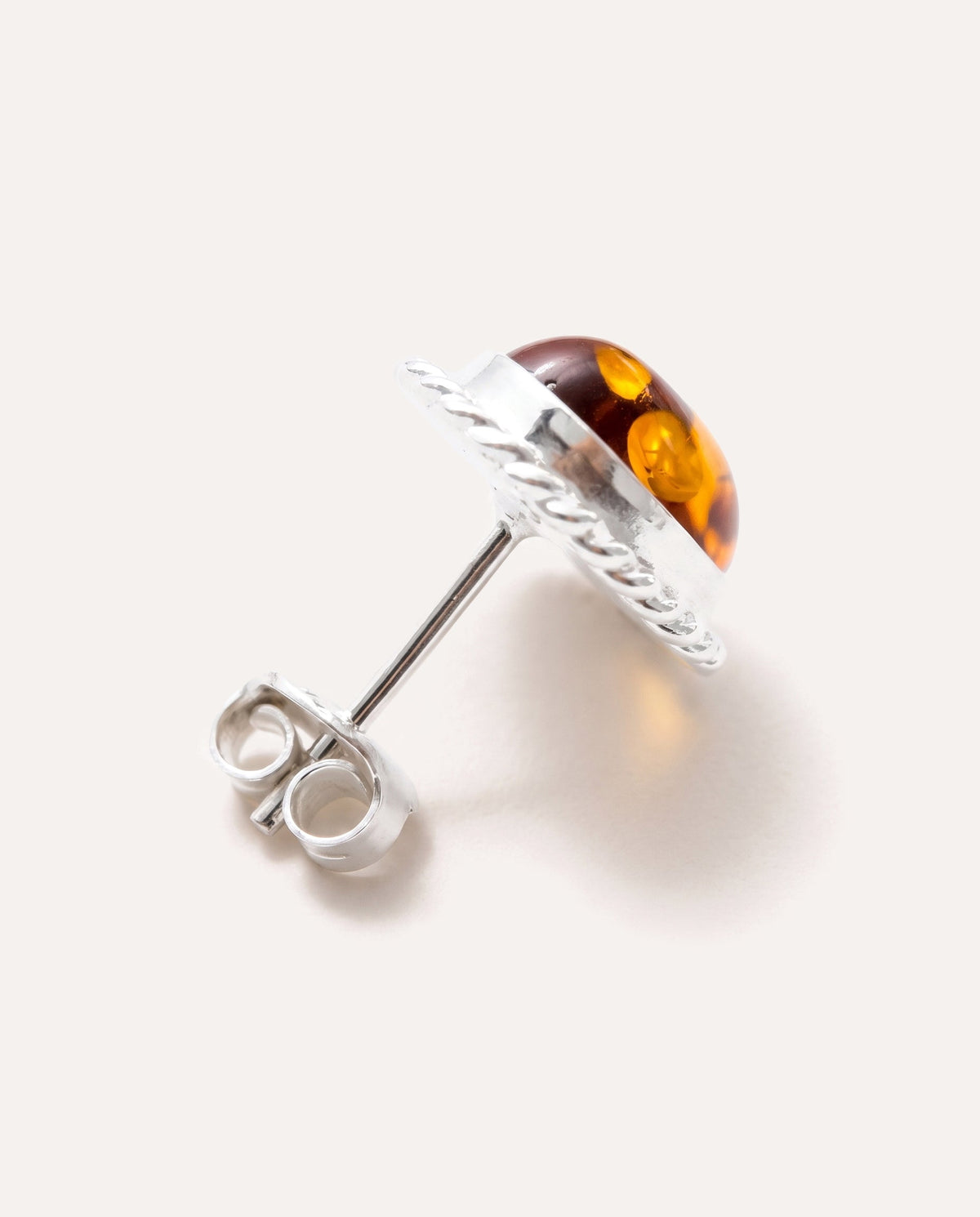 Amber Quintessence Stud Earrings