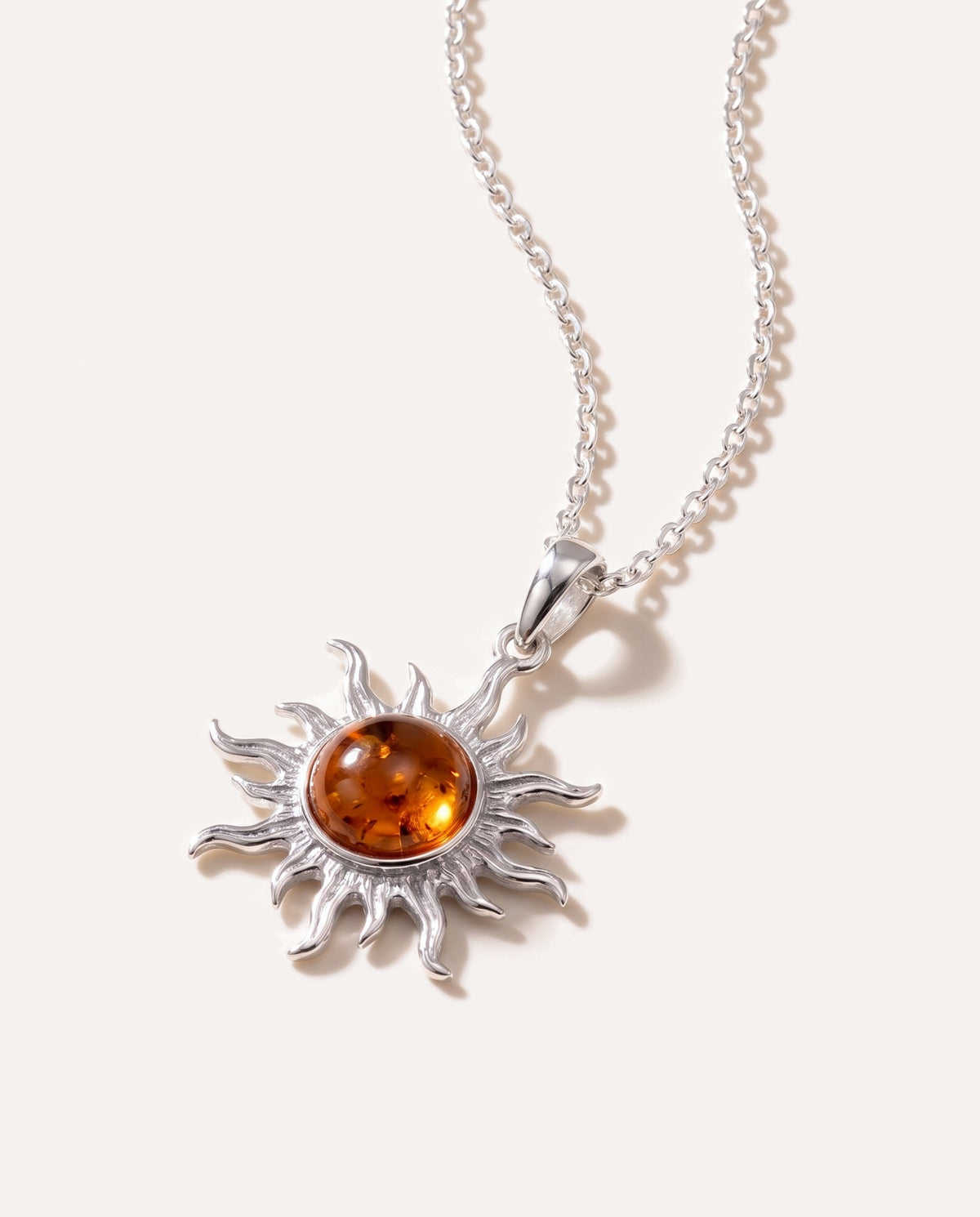 Ciondolo Charm Sole d'Ambra