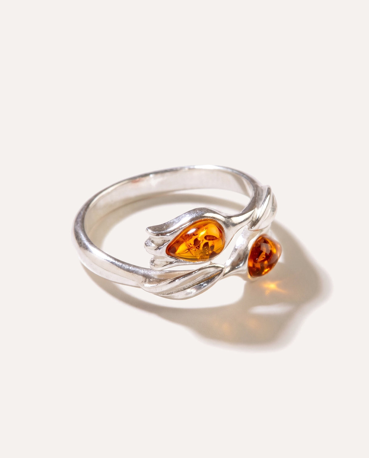 Anello Tulipano Ambra