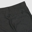 High Waisted Double Belted Wide Leg Trousers Grey
