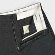 High Waisted Double Belted Wide Leg Trousers Grey