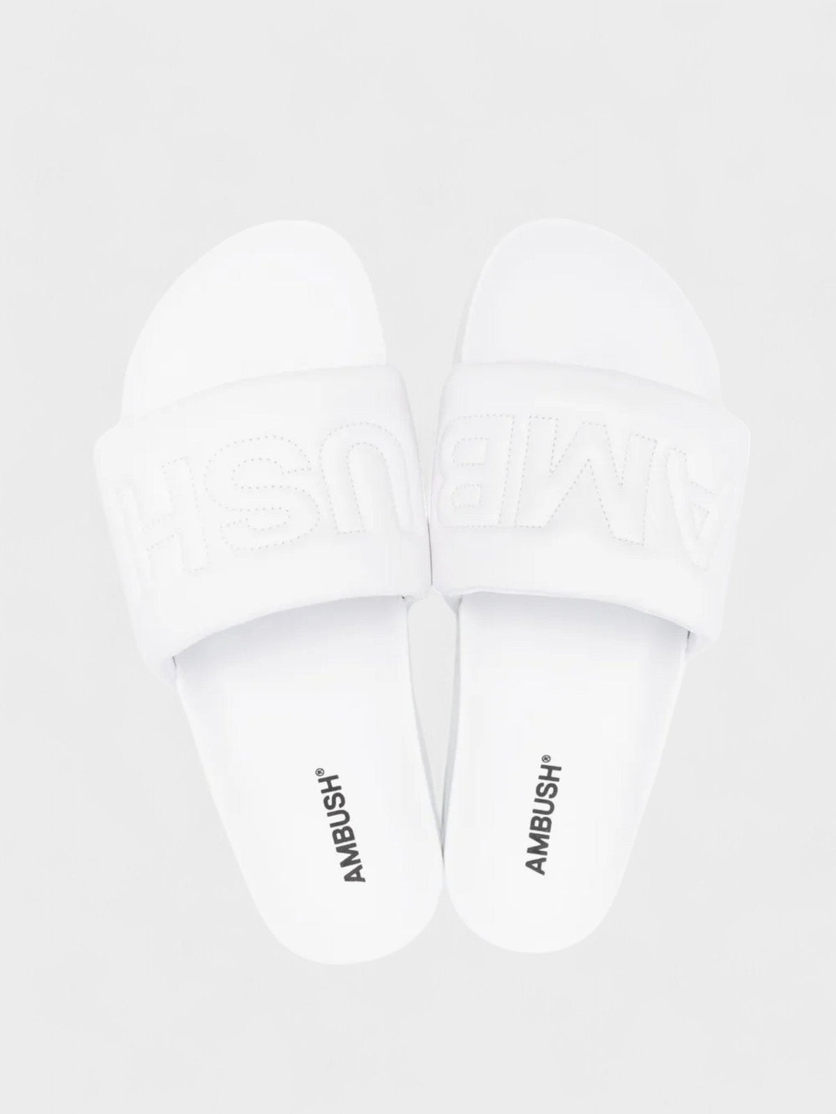 Ambush Quilted Slider White