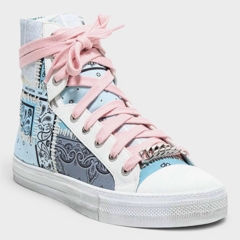Sunset Bandana High Patchwork Light Blue