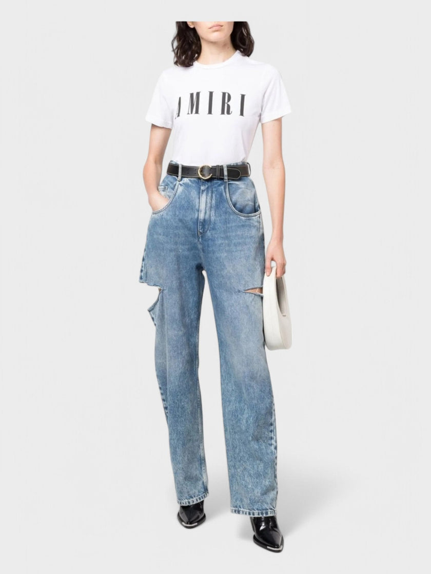Amiri Core Logo Tee White