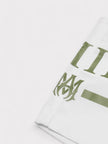 Amiri MA Bar Logo Swimshorts White / Khaki