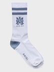 Amiri MA Stripe Socks White/Dusty Blue