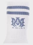 Amiri MA Stripe Socks White/Dusty Blue