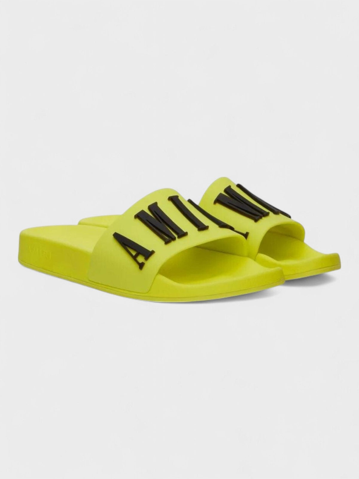 Amiri Rubber Classic Logo Pool Slide Volt
