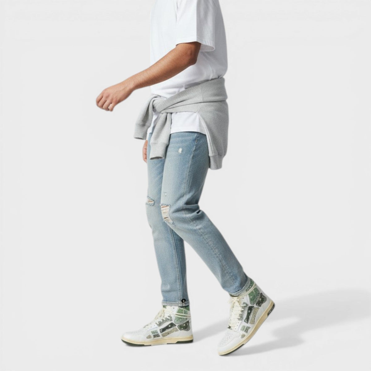 Skel Top High Bandana Olive Green
