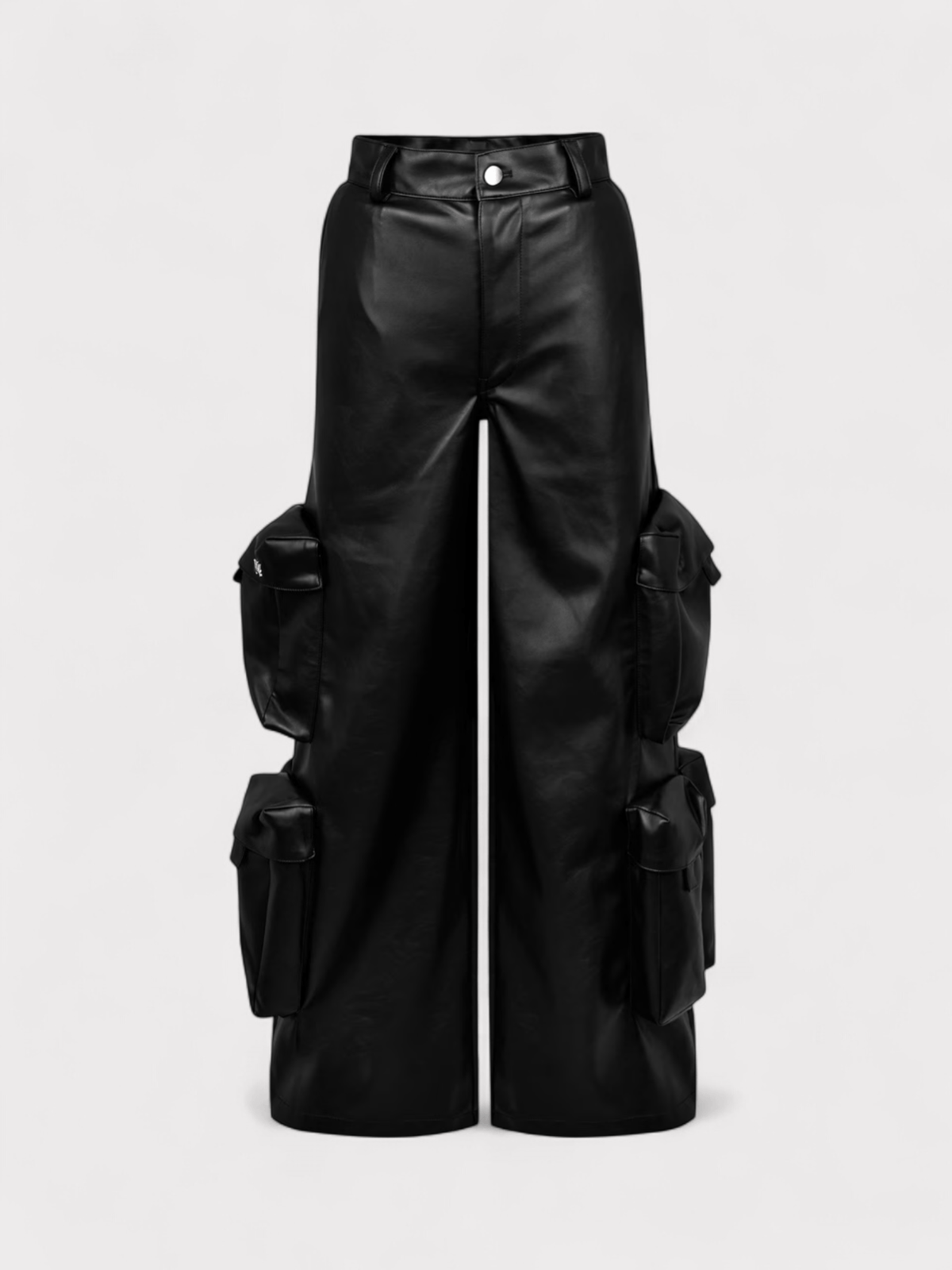 Amiri Wmns Leather Cargo Pant Black