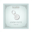 Ammonitfossil berlock i silver